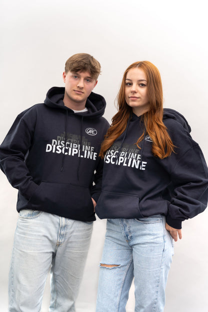 Hoodie Discipline-blau