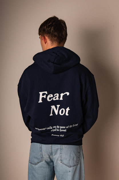 Fear Not Oversized Zipper Hoodie